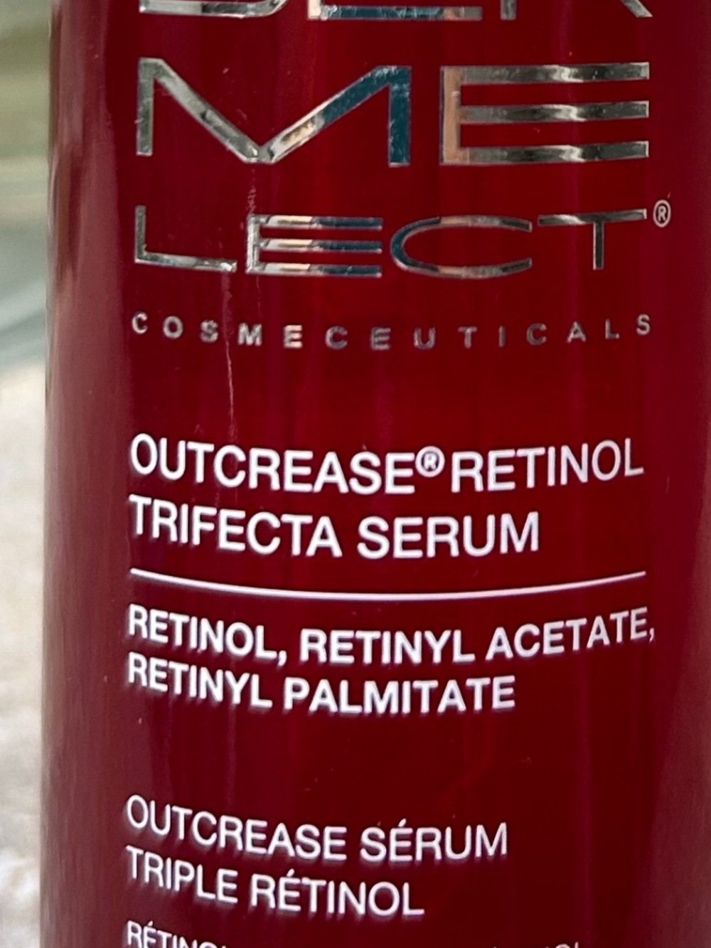 Dermelect Outcrease Retinol Trifecta Serum